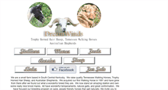 Desktop Screenshot of dreamwindsfarm.com